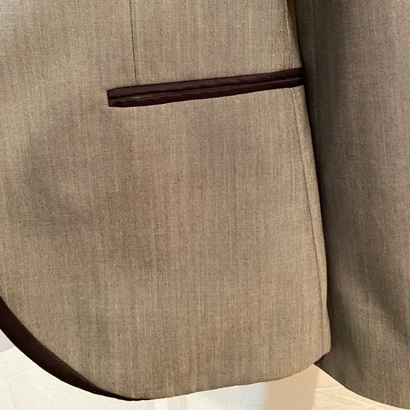 TOPMAN Men’s Grey Blazer Sz 40 - Picture 7 of 9